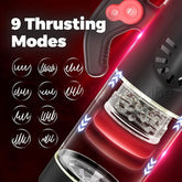 Titanium Warrior Pro Sucking Rotating Thrusting Male Masturbator
